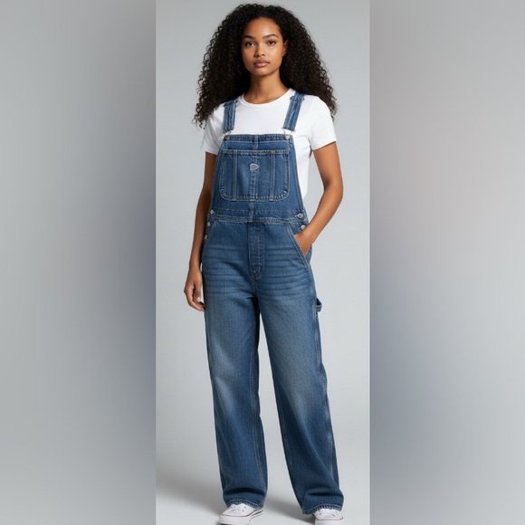 Denim - Women's Blue Denim Overalls NWT size XS/S